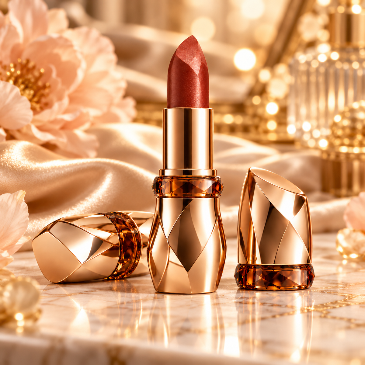 Veloura Amber Crystal Lipstick
